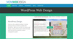 Desktop Screenshot of mdmwebdesign.com