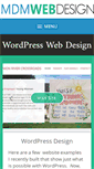 Mobile Screenshot of mdmwebdesign.com