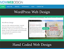 Tablet Screenshot of mdmwebdesign.com